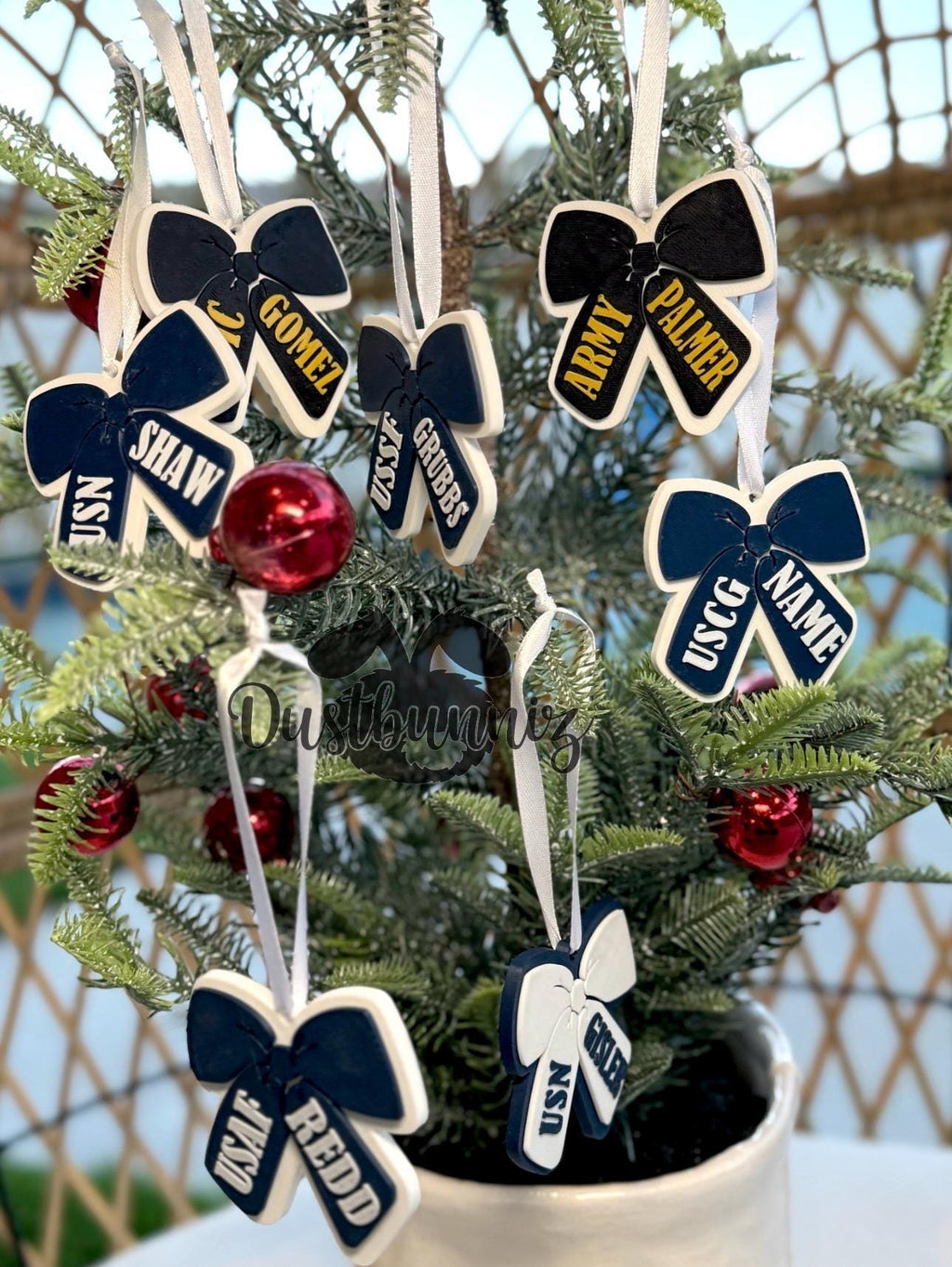 3D Printed Military Bow Ornament