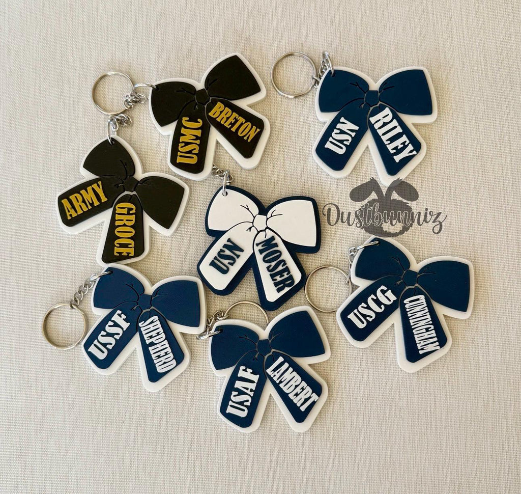 3D Printed Military Bow Keychain