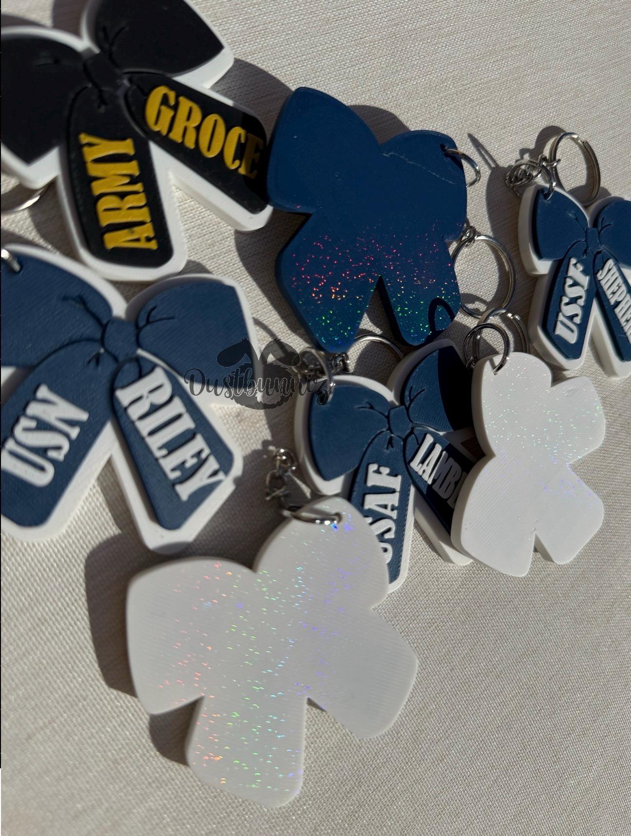 3D Printed Military Bow Keychain