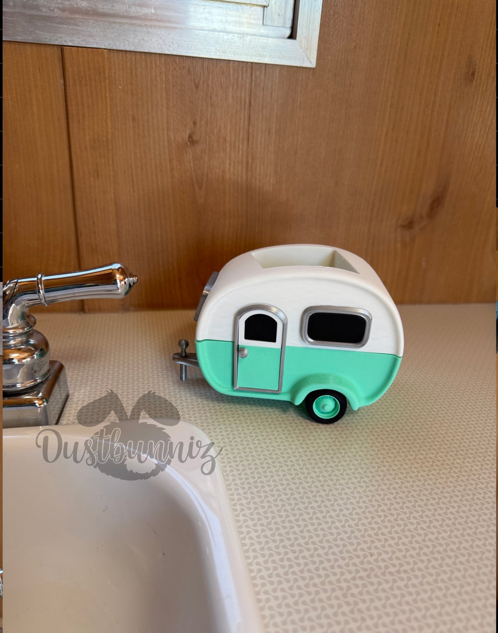 Vintage Camper B&BW Soap Holder