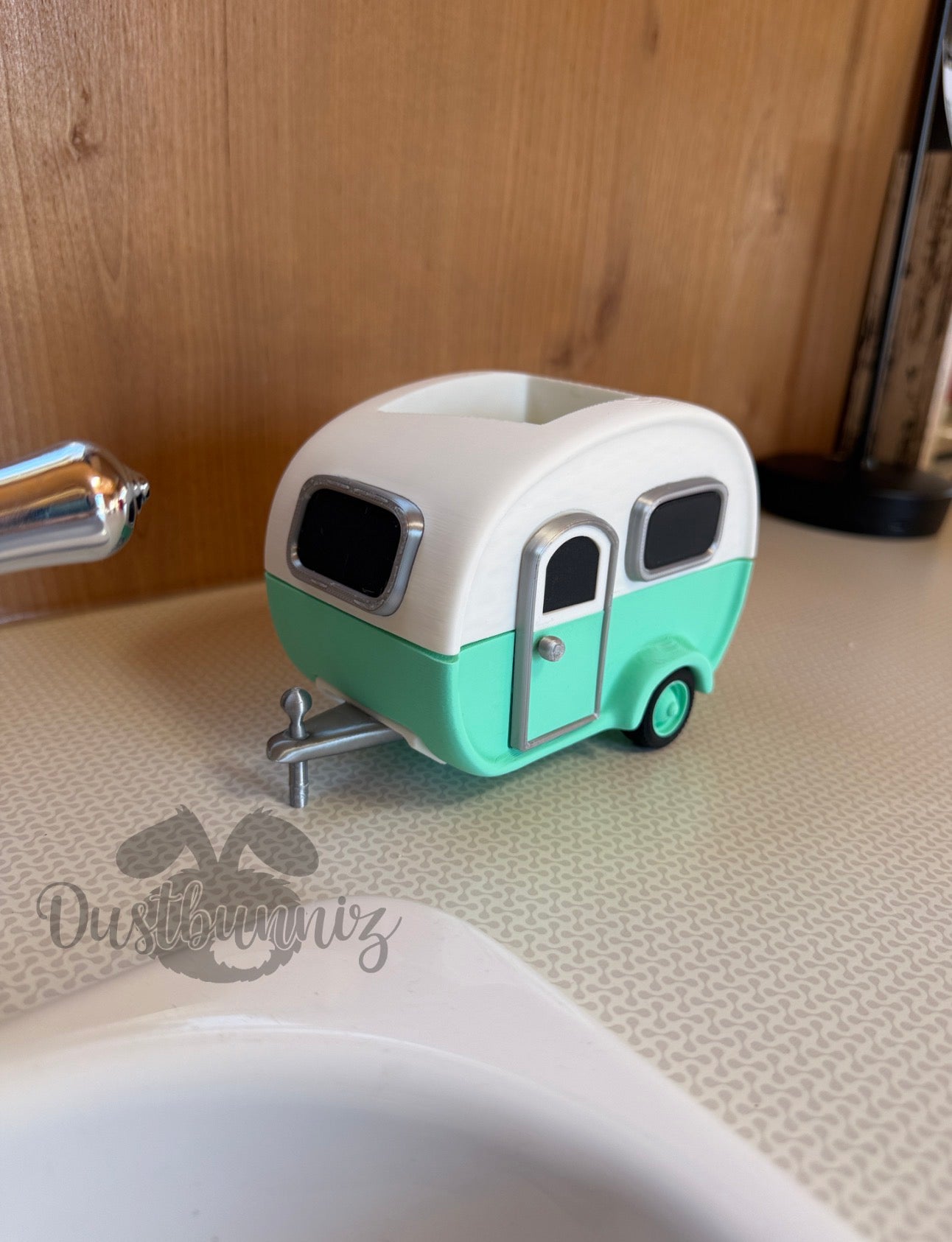 Vintage Camper B&BW Soap Holder