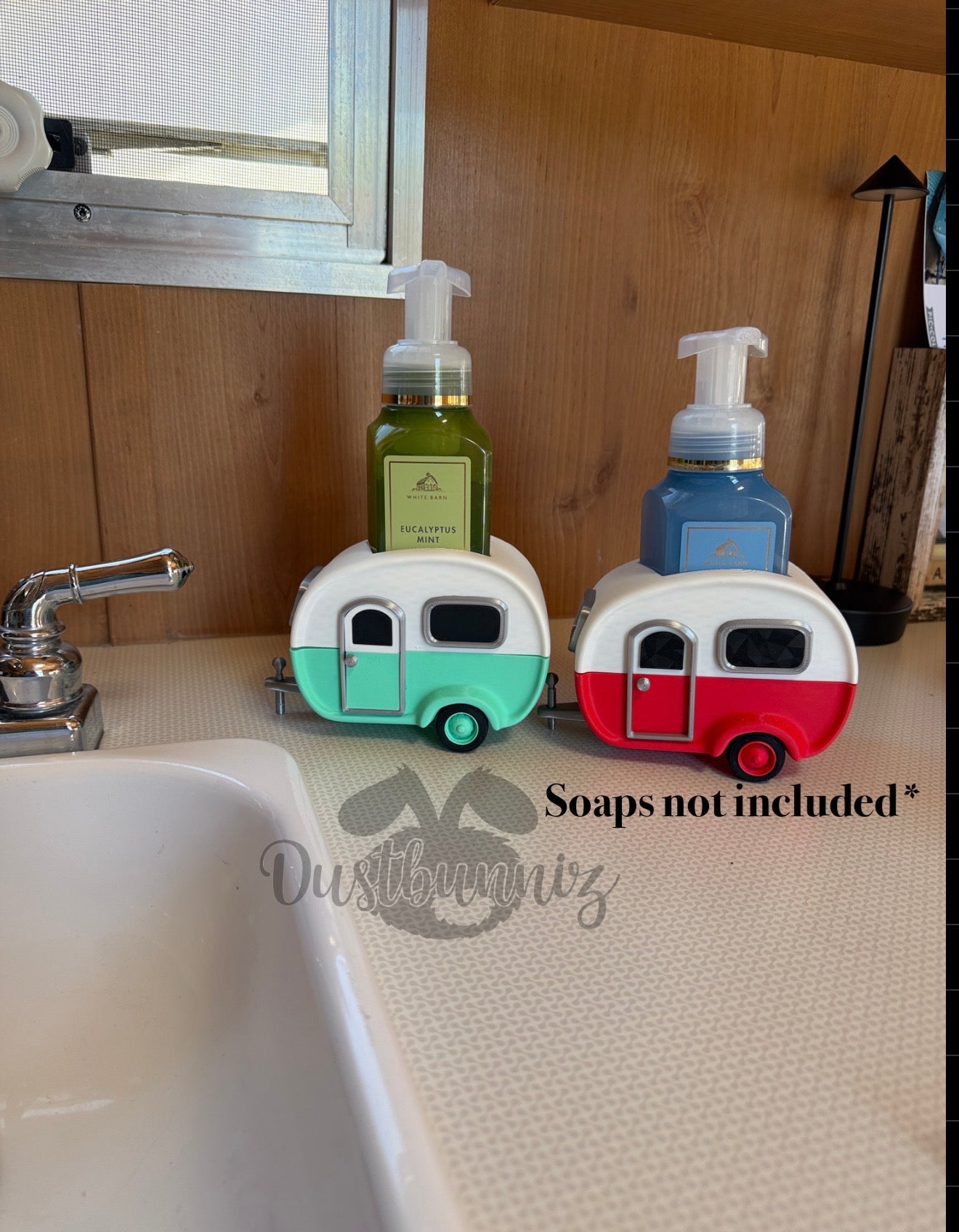 Vintage Camper B&BW Soap Holder