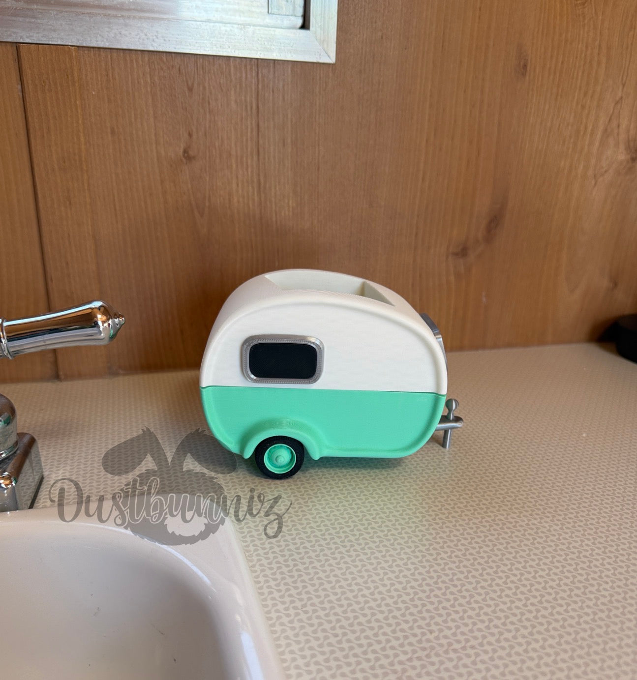 Vintage Camper B&BW Soap Holder