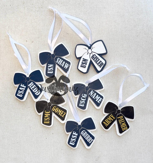 3D Printed Military Bow Ornament