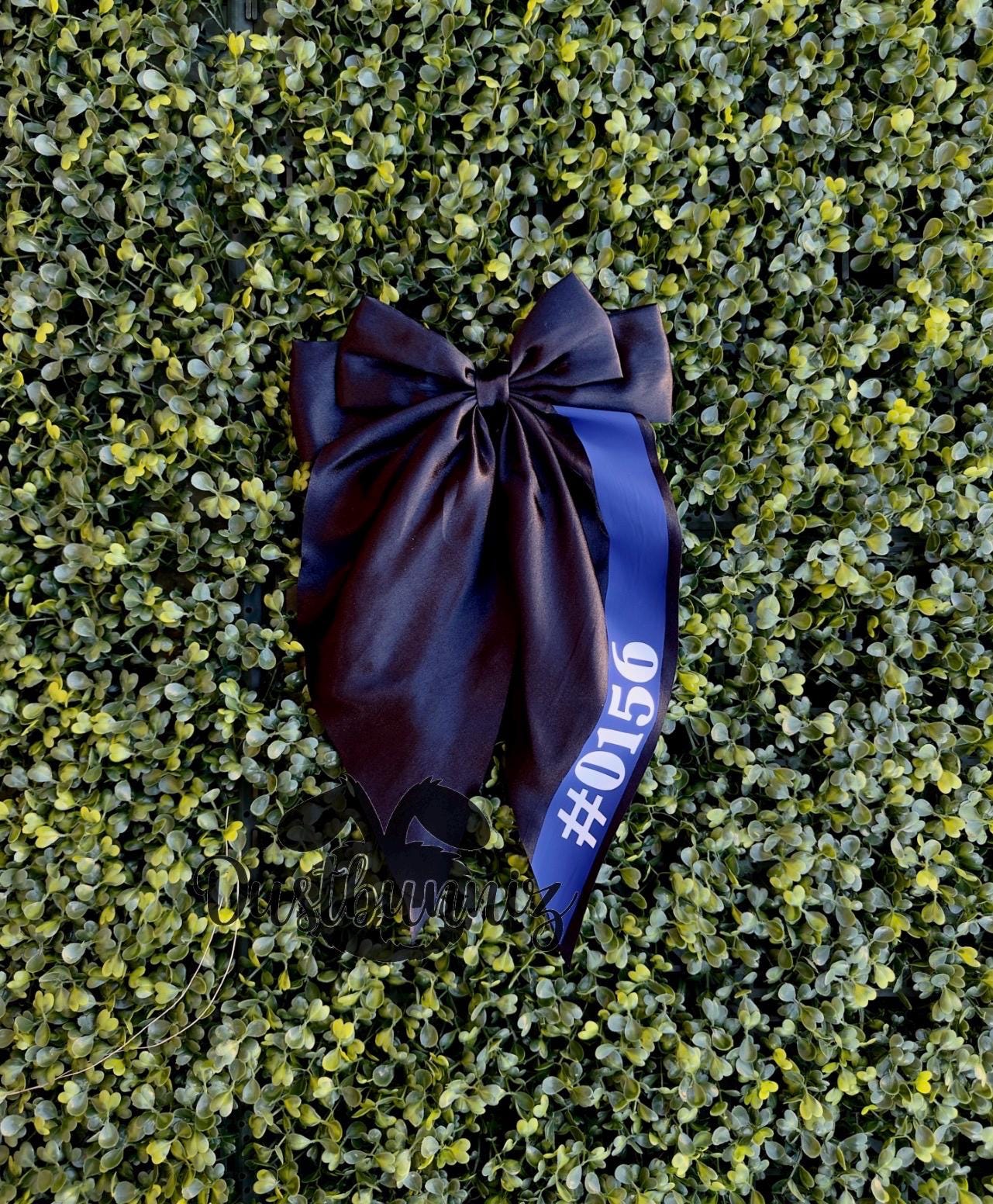 Thin Blue Line Bow Clip Custom MEDIUM