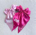 Pink Medium Military Bow Clip Custom