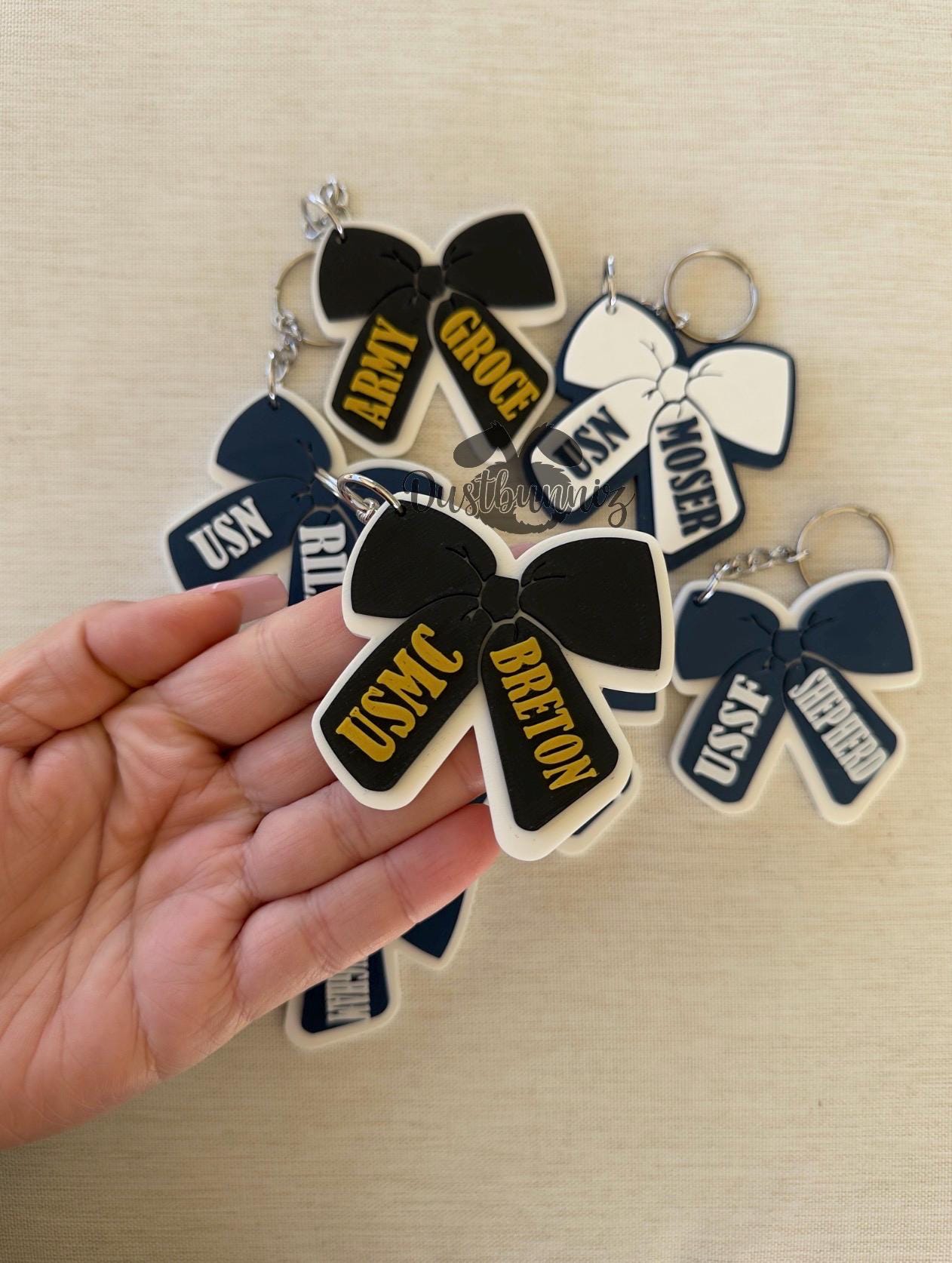 3D Printed Military Bow Keychain