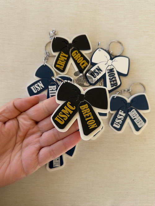 3D Printed Military Bow Keychain